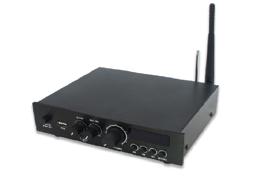 دستگاه پخش موسیقی رومیزی دو کانال SOS JX3030 با آنتن بلوتوث