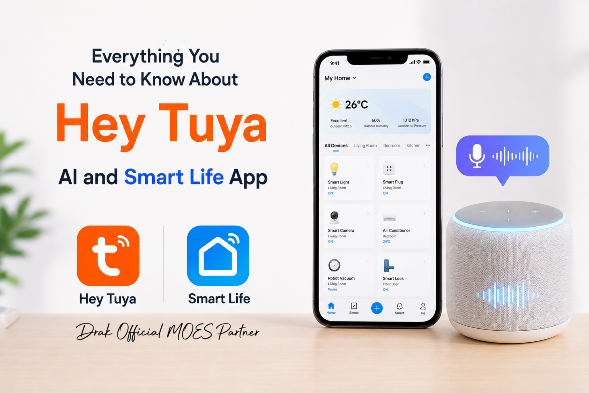 هر آنچه درباره هوش مصنوعی Hey Tuya و نرم‌افزار Smart Life باید بدانیم