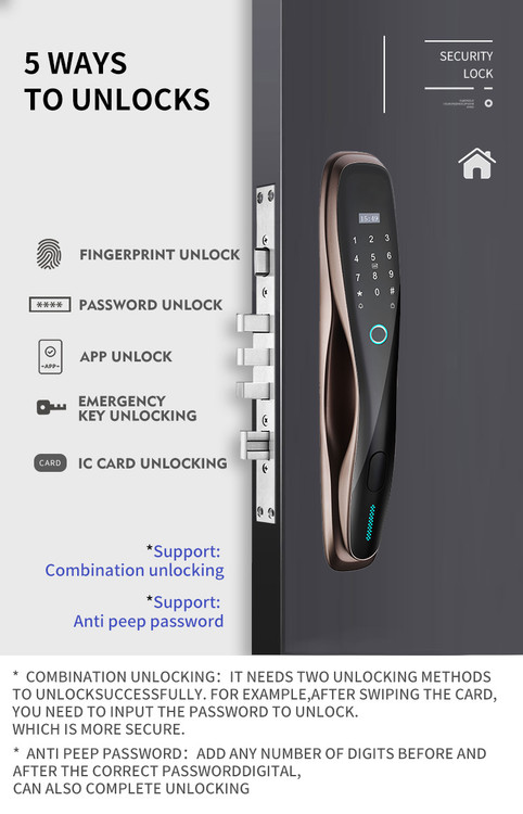 نصب دستگیره هوشمند v200