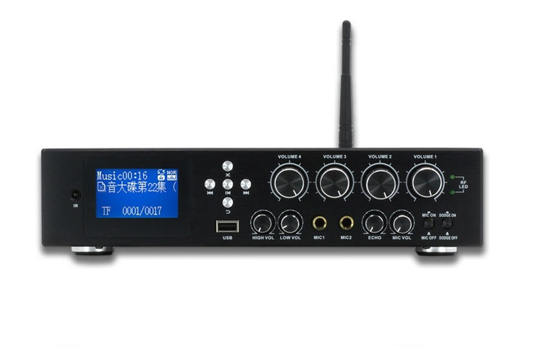 آمپلیفایر رومیزی چهار کانال SOS JX600-4 -از روبرو