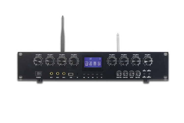 آمپلیفایر رومیزی هشت کانال SOS JX600-8