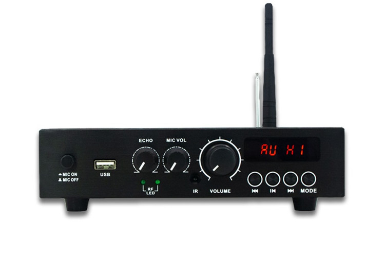 کلیدهای روی آمپلیفایر رومیزی دو کانال SOS JX3030