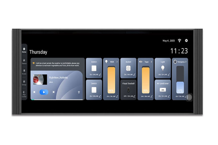 نرم افزار تویا در تاچ پنل SOS مدل JX12Tuya