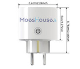 پرﯾﺰ پرتابل ﻫﻮﺷﻤﻨﺪ دوشاخه دار WP-X-EU16M