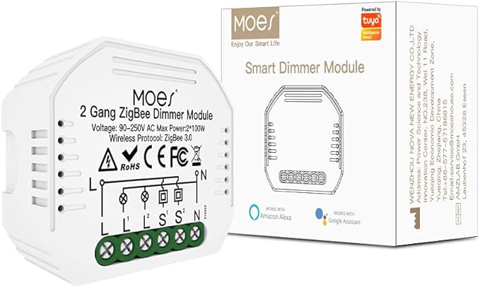 رله هوشمند دیمر تک پل W150 زیگبی مدل MS-105Z