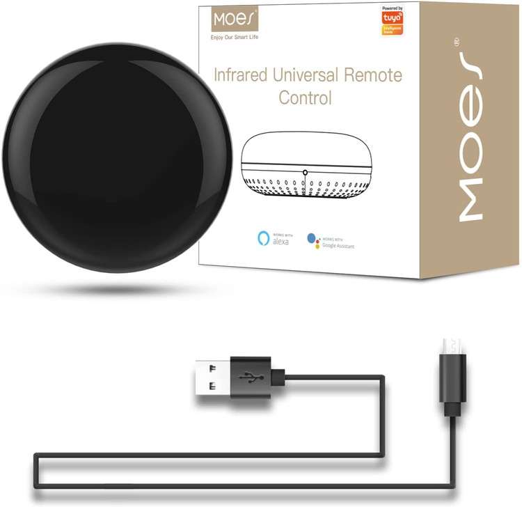 سنسور کنترل IR ﻫﻮﺷﻤﻨﺪ پرتابل وای فای MOES مدل: UFO-R6-MS