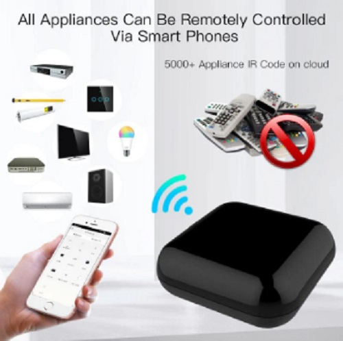 ریموت کنترل IR + RF433 + RF315 هوشمند WIFI برند Moes