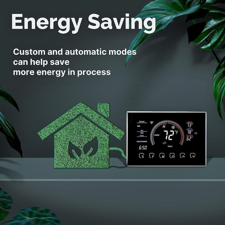 ﺗﺮﻣﻮﺳﺘﺎت ﻓﻦ کوﺋﻞ ﻫﻮﺷﻤﻨﺪ وای فای MOES مدل: WHT-8000-AL