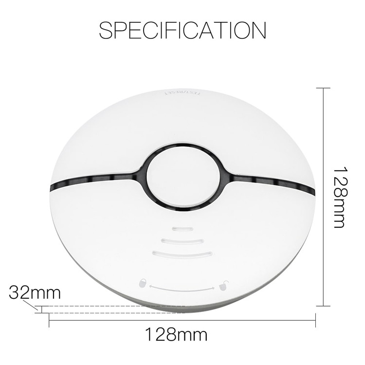 سنسور دود هوشمند وای فای WSS-S-SSD-A-EN برند MOES