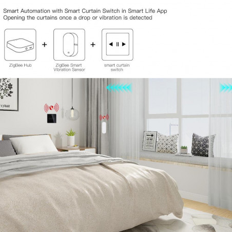 سنسور لرزه هوشمند زیگبی ZSS-Z-VBR برند MOES