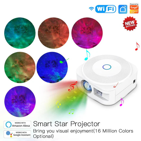پرژکتور و رقص نور هوشمند کهکشانی و لیزر MOES - Wifi