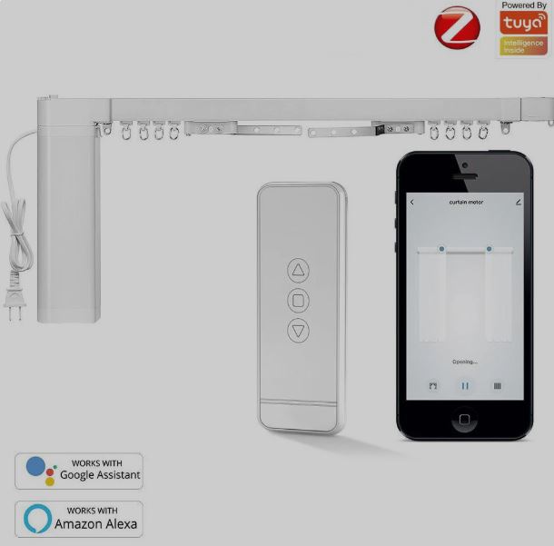 ریل پرده برقی و موتور هوشمند با قابلیت کنترل از راه دور