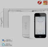 ریل پرده برقی و موتور هوشمند با قابلیت کنترل از راه دور