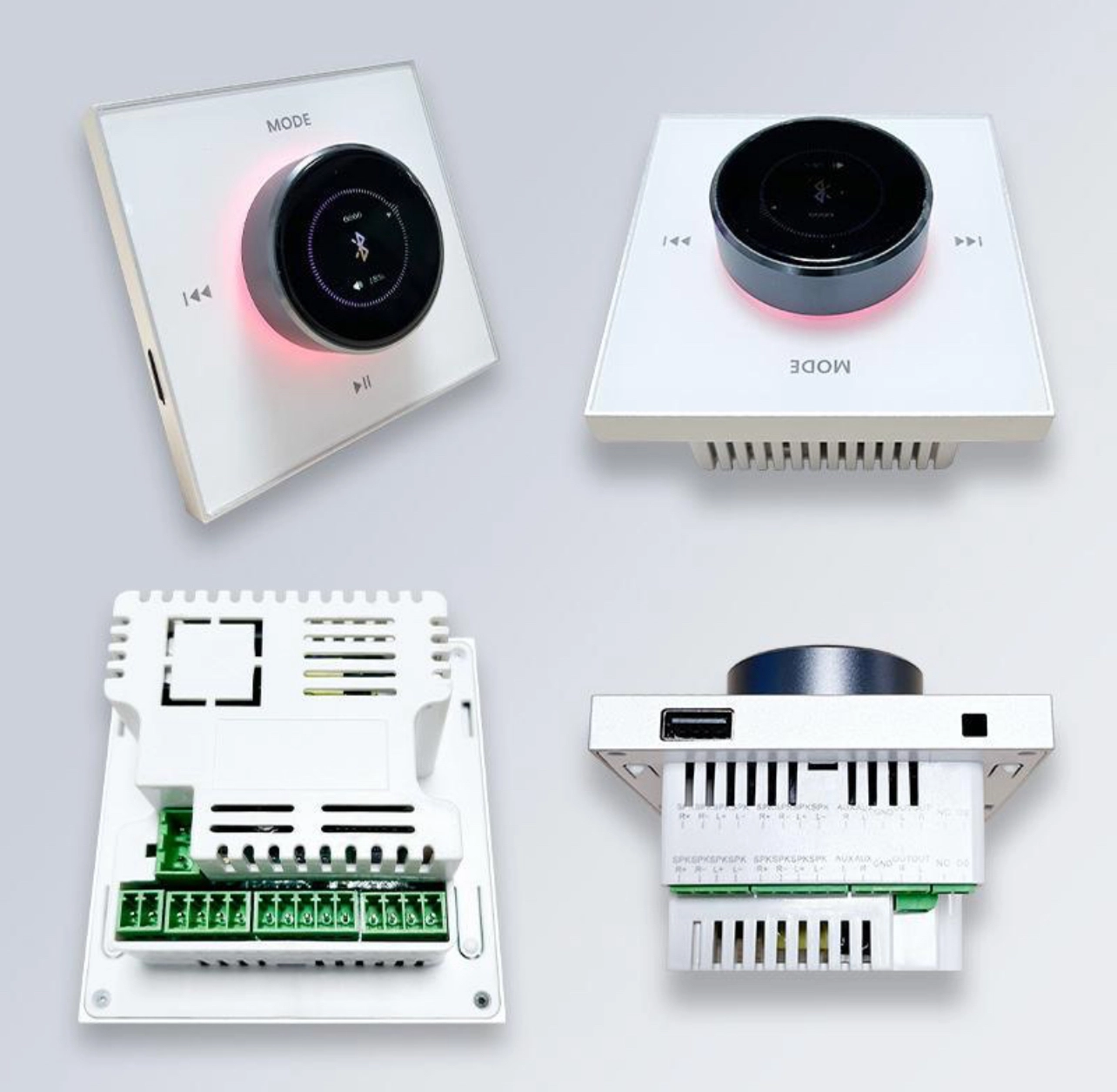 آمپلی فایر دیواری jx86k رنگ سفید