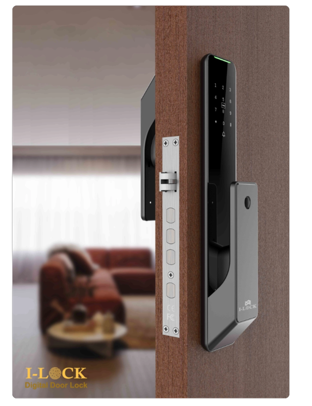 دستگیره دیجیتال با قفل اتوماتیک و ریموت برند I-LOCK مدل S5