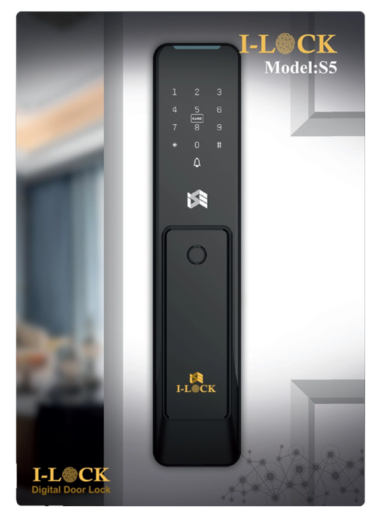 دستگیره دیجیتال با قفل اتوماتیک و ریموت برند I-LOCK مدل S5