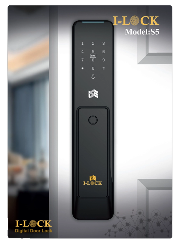 دستگیره دیجیتال با قفل اتوماتیک و ریموت برند I-LOCK مدل S5