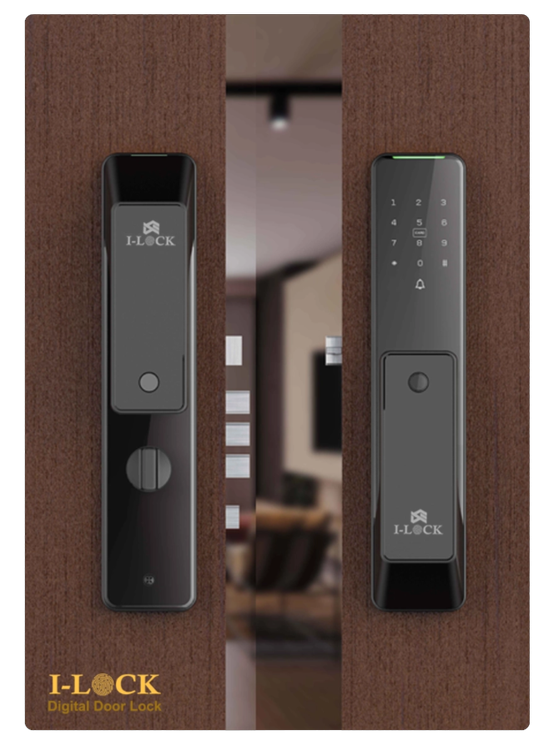 دستگیره دیجیتال با قفل اتوماتیک و ریموت برند I-LOCK مدل S5