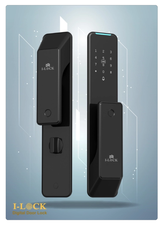 دستگیره دیجیتال با قفل اتوماتیک و ریموت برند I-LOCK مدل S5