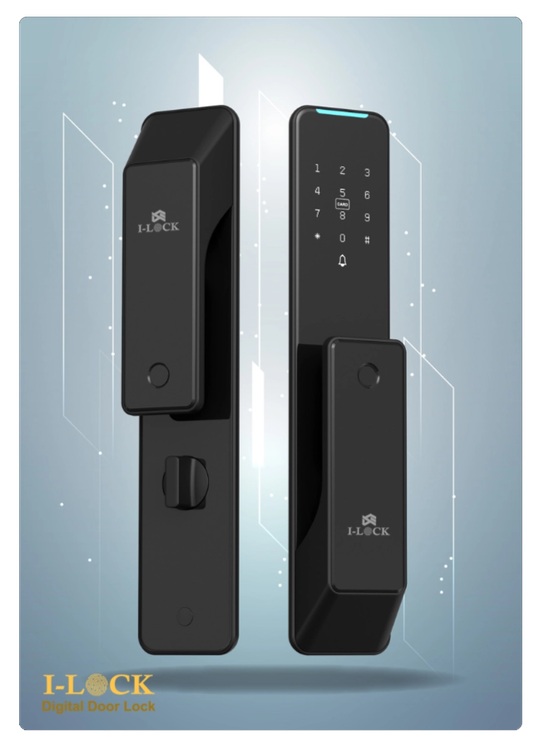 دستگیره دیجیتال با قفل اتوماتیک و ریموت برند I-LOCK مدل S5