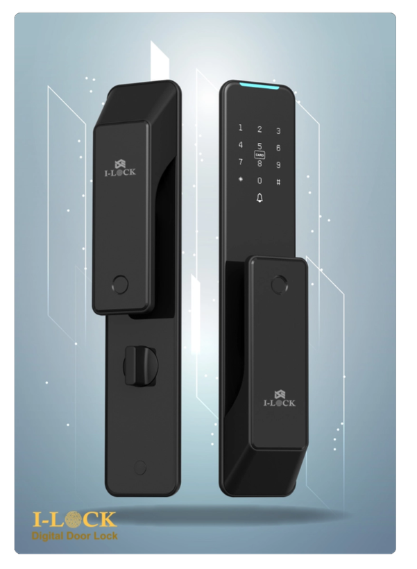 دستگیره دیجیتال با قفل اتوماتیک و ریموت برند I-LOCK مدل S5