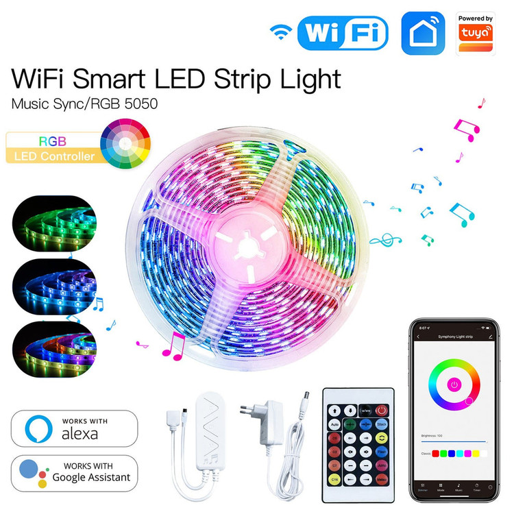 ریسه نوری هوشمند RGB وای فای _ MOES