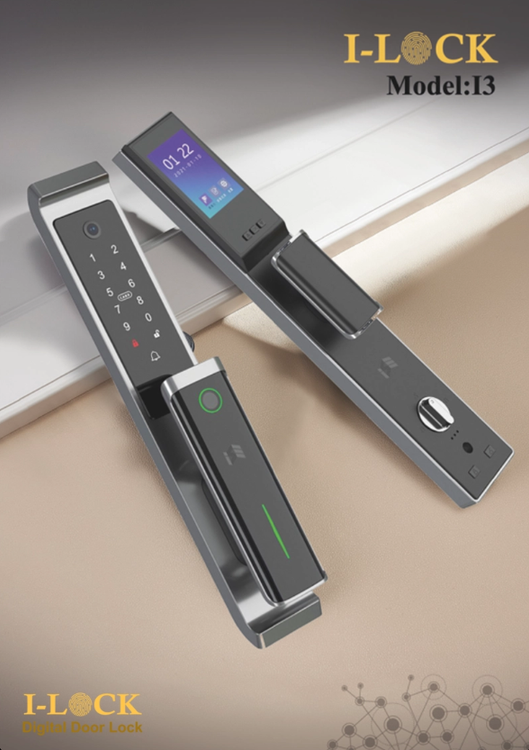 دستگیره هوشمند تشخیص چهره و سنسور حرکتی برند I-LOCK مدل I3