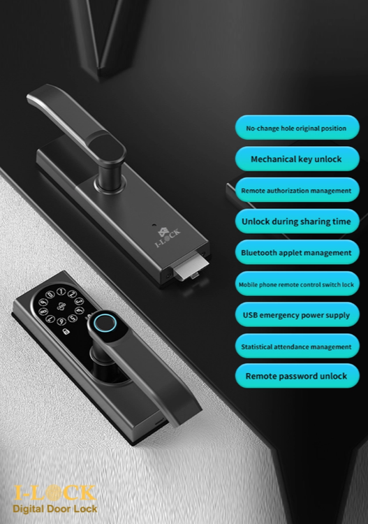 دستگیره هوشمند پارتیشنی _ فرودگاهی بدون دوربین برند I-LOCK مدل P2