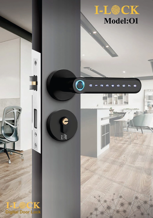 دستگیره اتاقی دیجیتال برند I-LOCK مدل O1