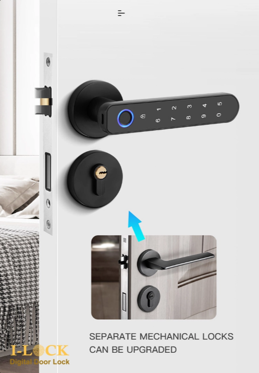 دستگیره اتاقی دیجیتال برند I-LOCK مدل O1