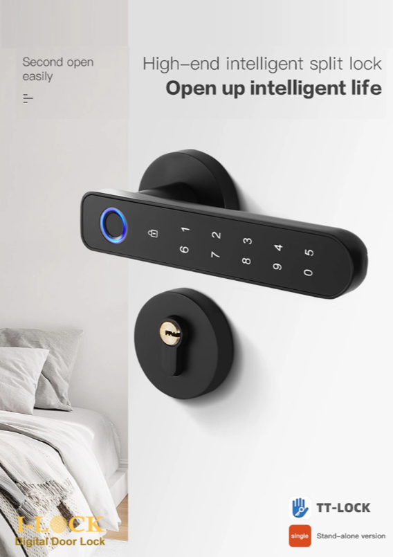 دستگیره اتاقی دیجیتال برند I-LOCK مدل O1