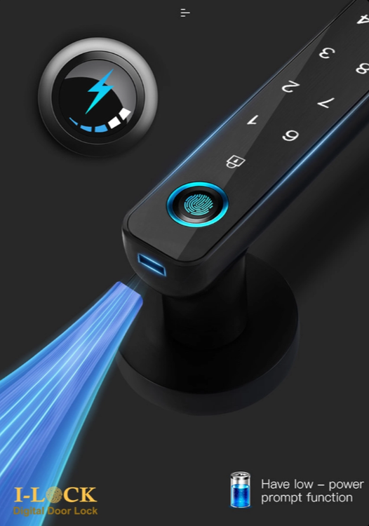 دستگیره اتاقی دیجیتال برند I-LOCK مدل O1