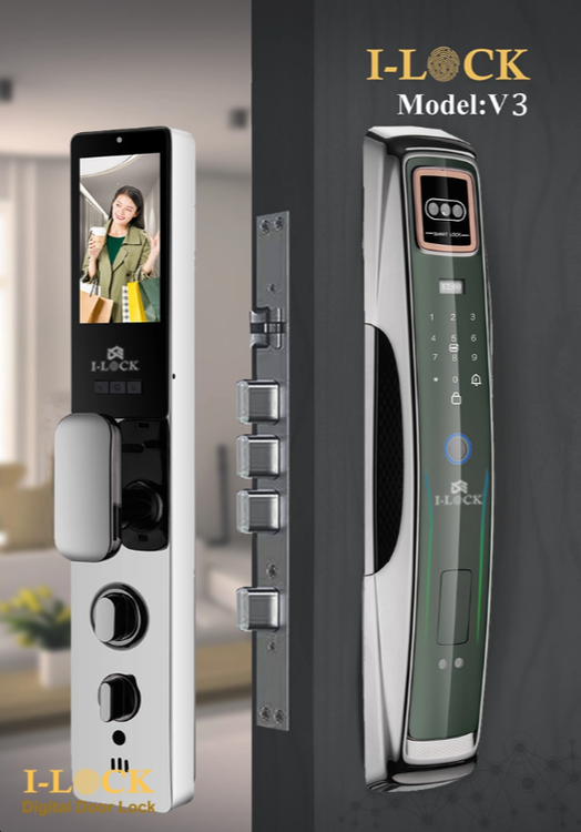 دستگیره تشخیص چهره و سنسور حرکتی هوشمند برند I-LOCK مدل: V3