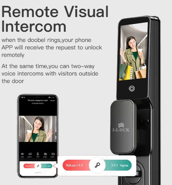دستگیره تشخیص چهره و سنسور حرکتی هوشمند برند I-LOCK مدل: V5