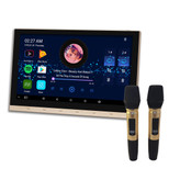 تاچپنل صوتی اندرویدی 10 اینچ 8 کانال 25 وات با میکروفن بی سیم JXA10K