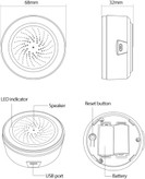 آلارم هشدار هوشمند زیگبی _ MOES