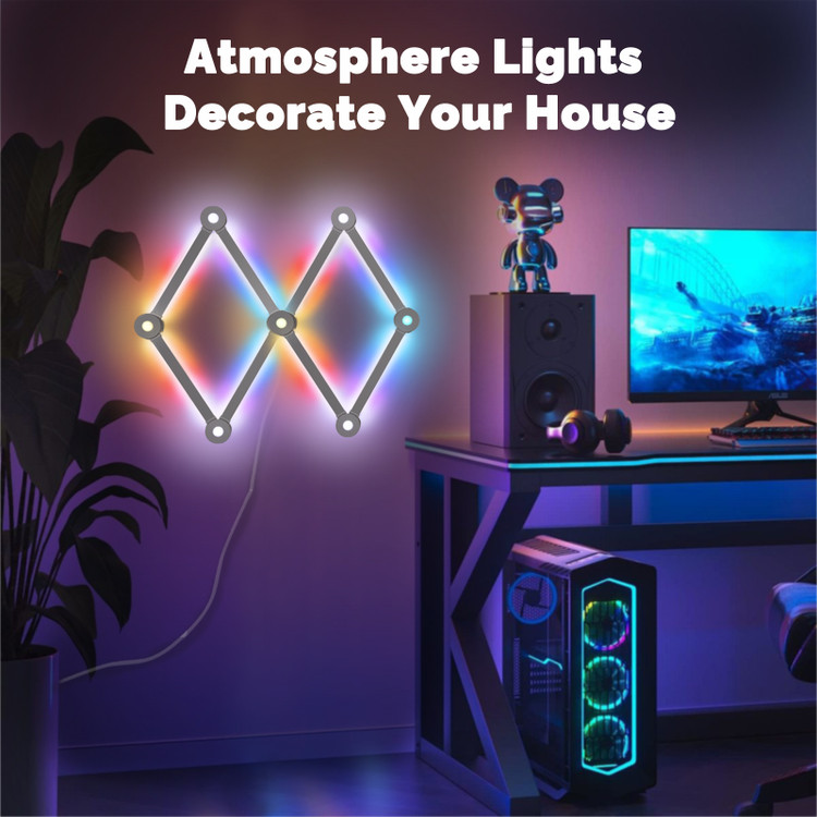 لایت بار RGB هوشمند MOES مدل IL-SL-6P-RIC - افکت رنگی