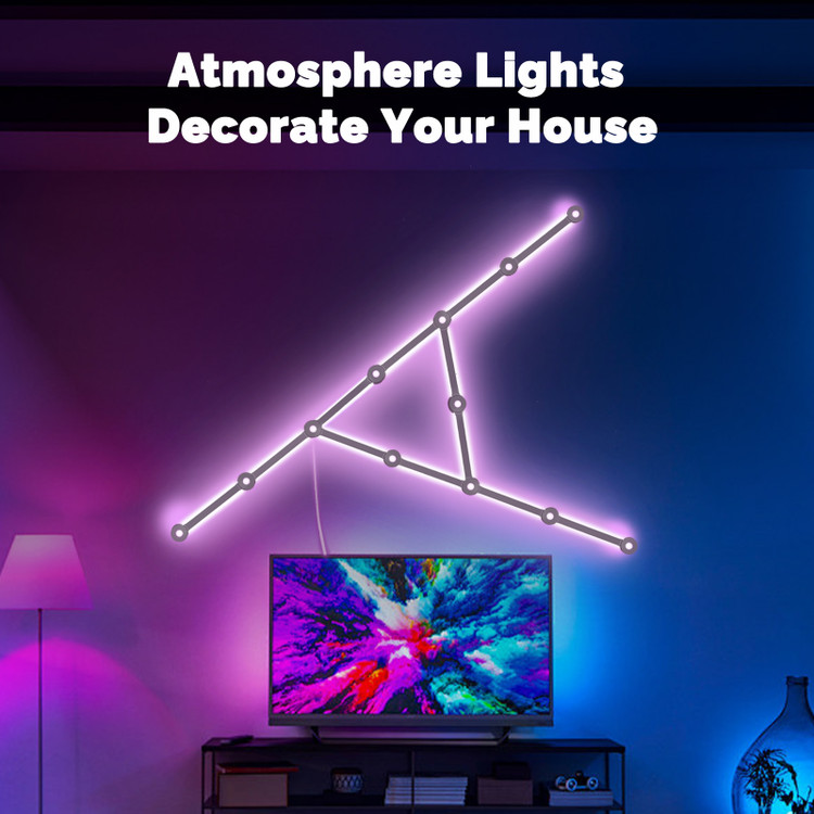 لایت بار RGB هوشمند MOES مدل IL-SL-6P-RIC - ریموت کنترل