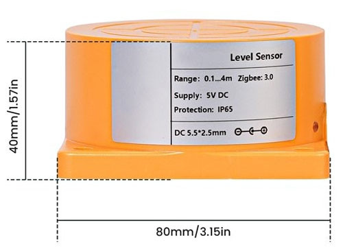 سنسور هوشمند کنترل سطح مایعات زیگبی MOES مدل ZSS-LM01-EU