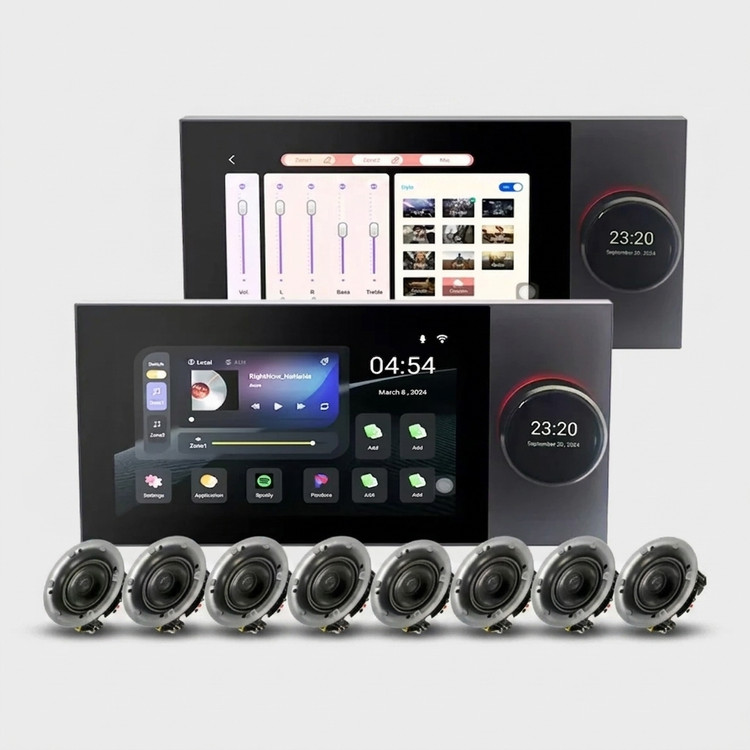 تاچ پنل صوتی 7 اینچ 8 خروجی تویا